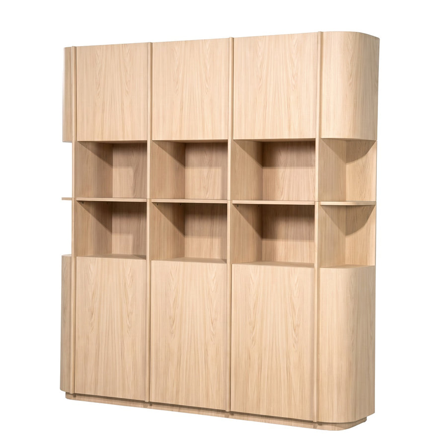 Kabinet Oslo 203x220 cm – eiken & eikenfineer naturel