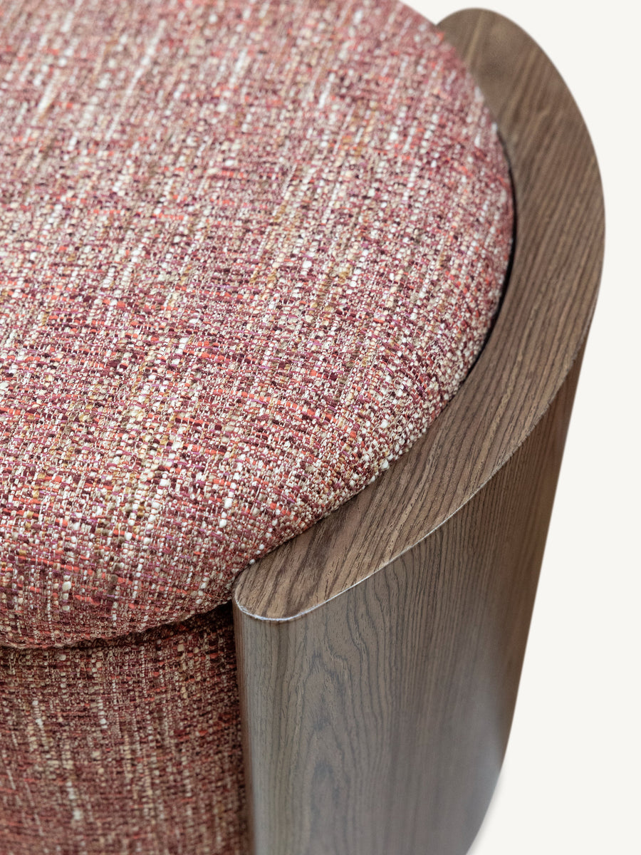 Bankje met Opbergruimte 126 cm Rood – Valento