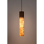Eiken hanglamp Beam boven een eettafel