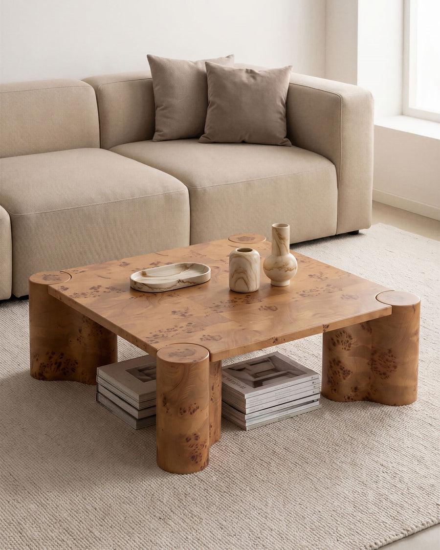 Salontafel Dorian – MDF & wortelnotenfineer