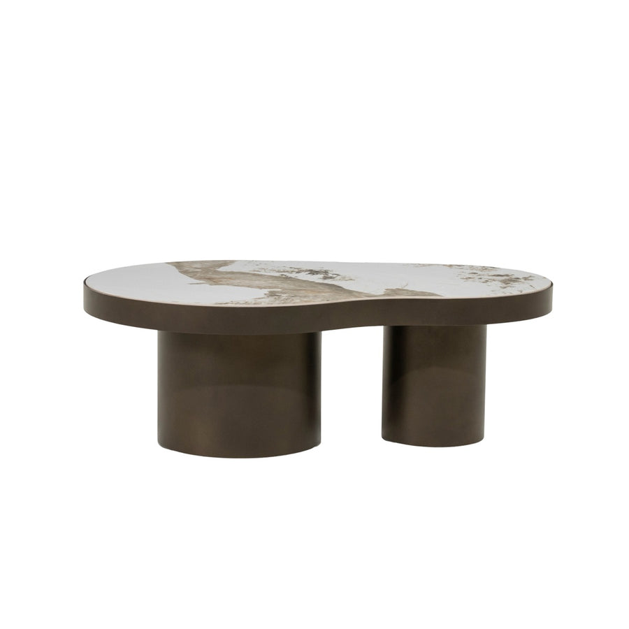 Salontafel Danilo – metaal & keramiek