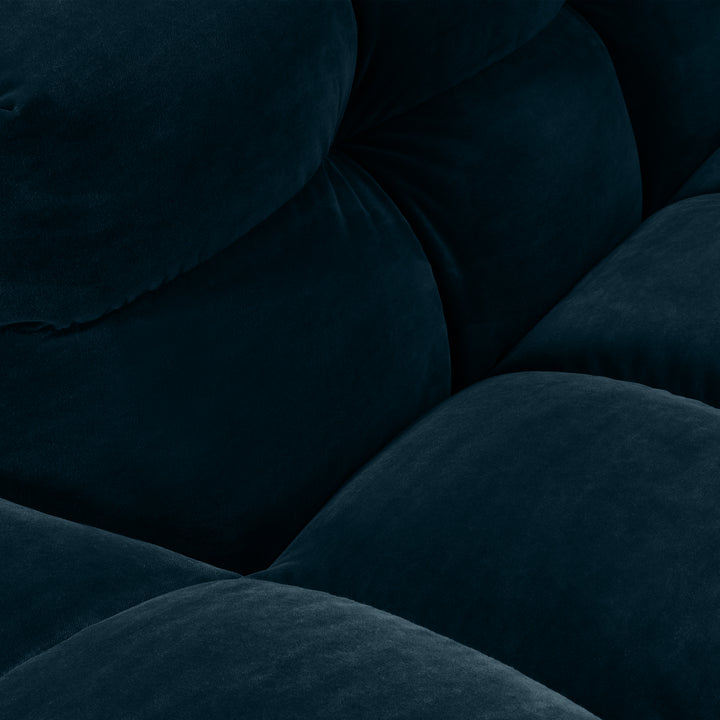 Velvet Chaise Longue – Luxe Ronde Design Ligbank | Royal Petrol