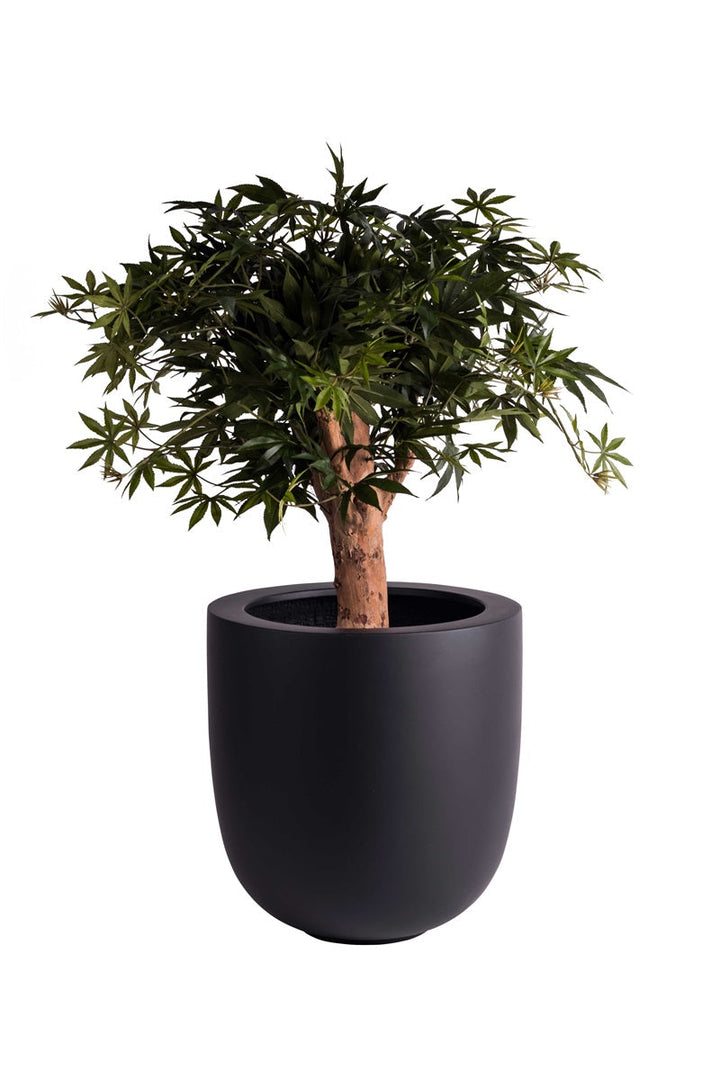 Bloempot Ducos big black voor binnen & buiten