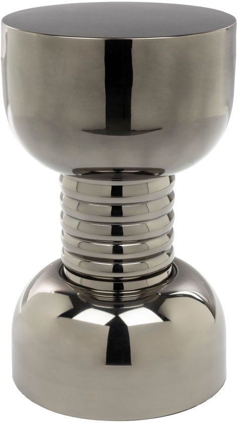Stool Gonna Make You Sweat metaal zilver zandloper Bold Monkey