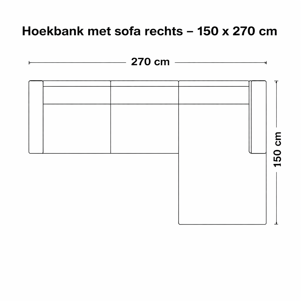 SEVN Veronique Bank sorriso blush  - Populairste opstellingen