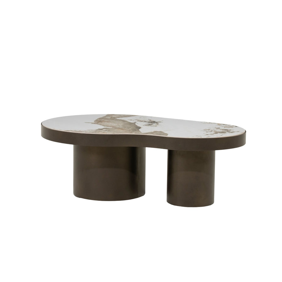 Salontafel Danilo – metaal & keramiek