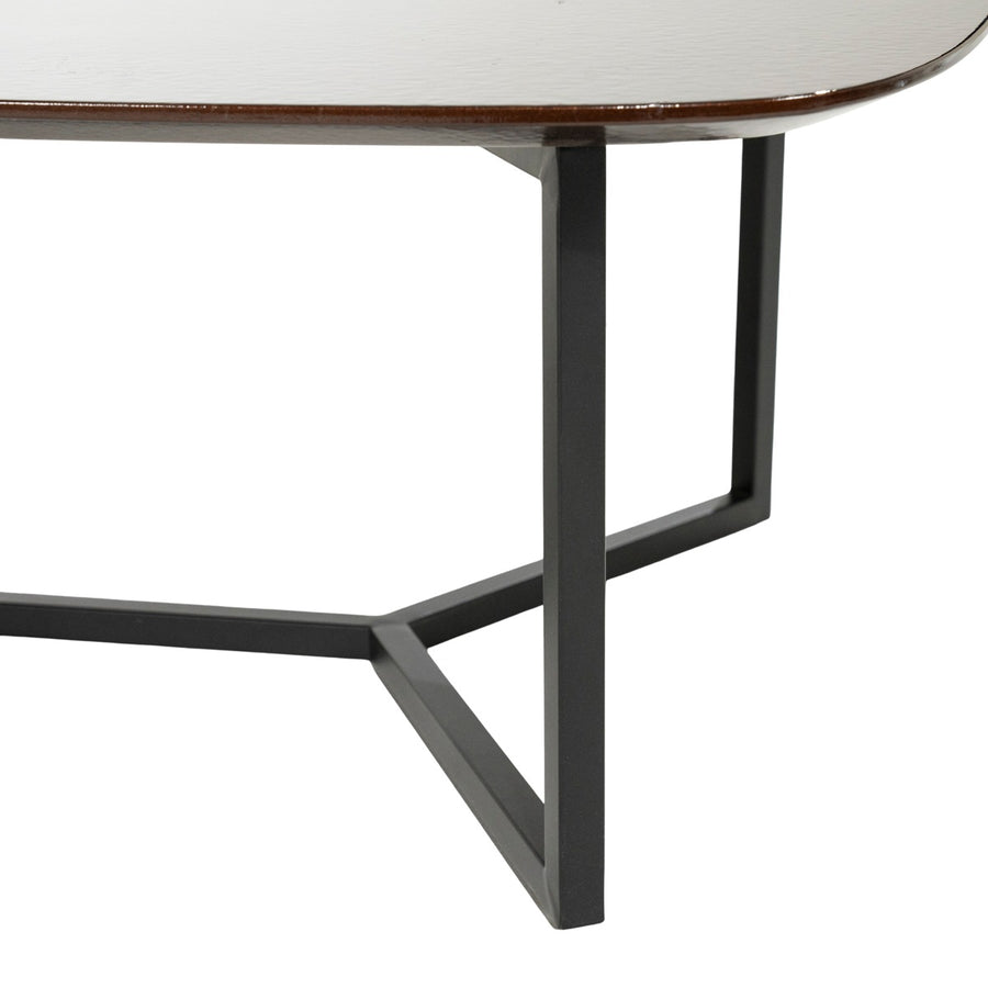 Salontafel Jace large – MDF & ijzer bruin