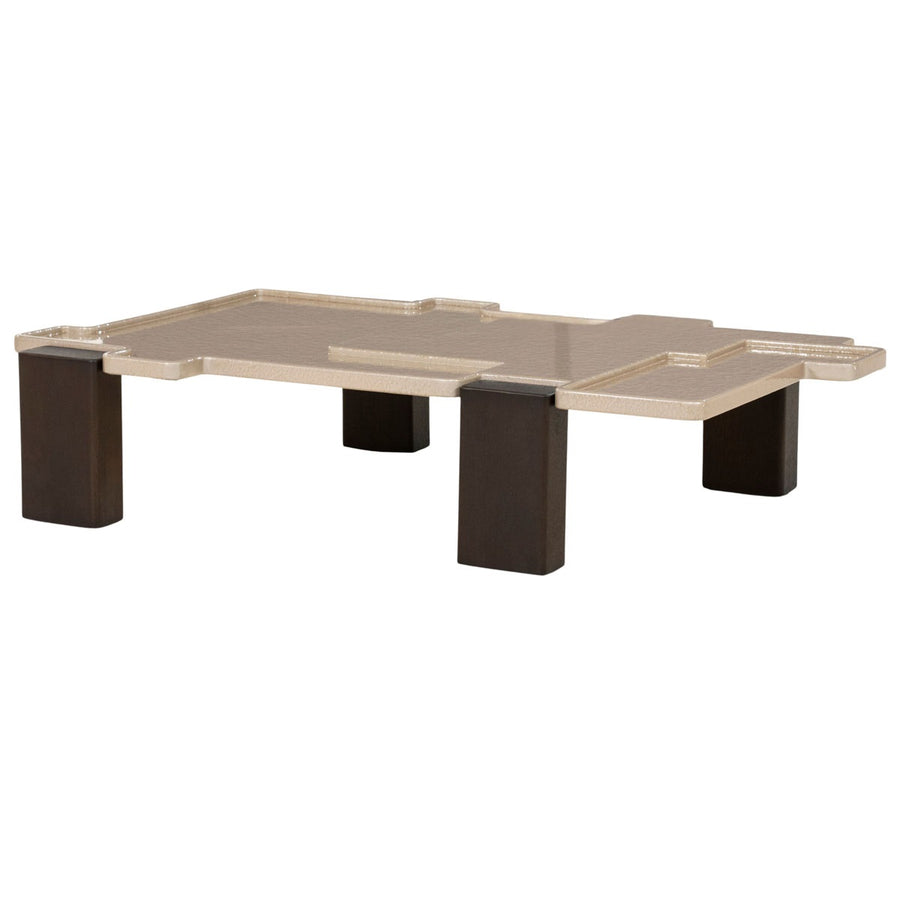 Salontafel Macy – MDF & essenfineer beige