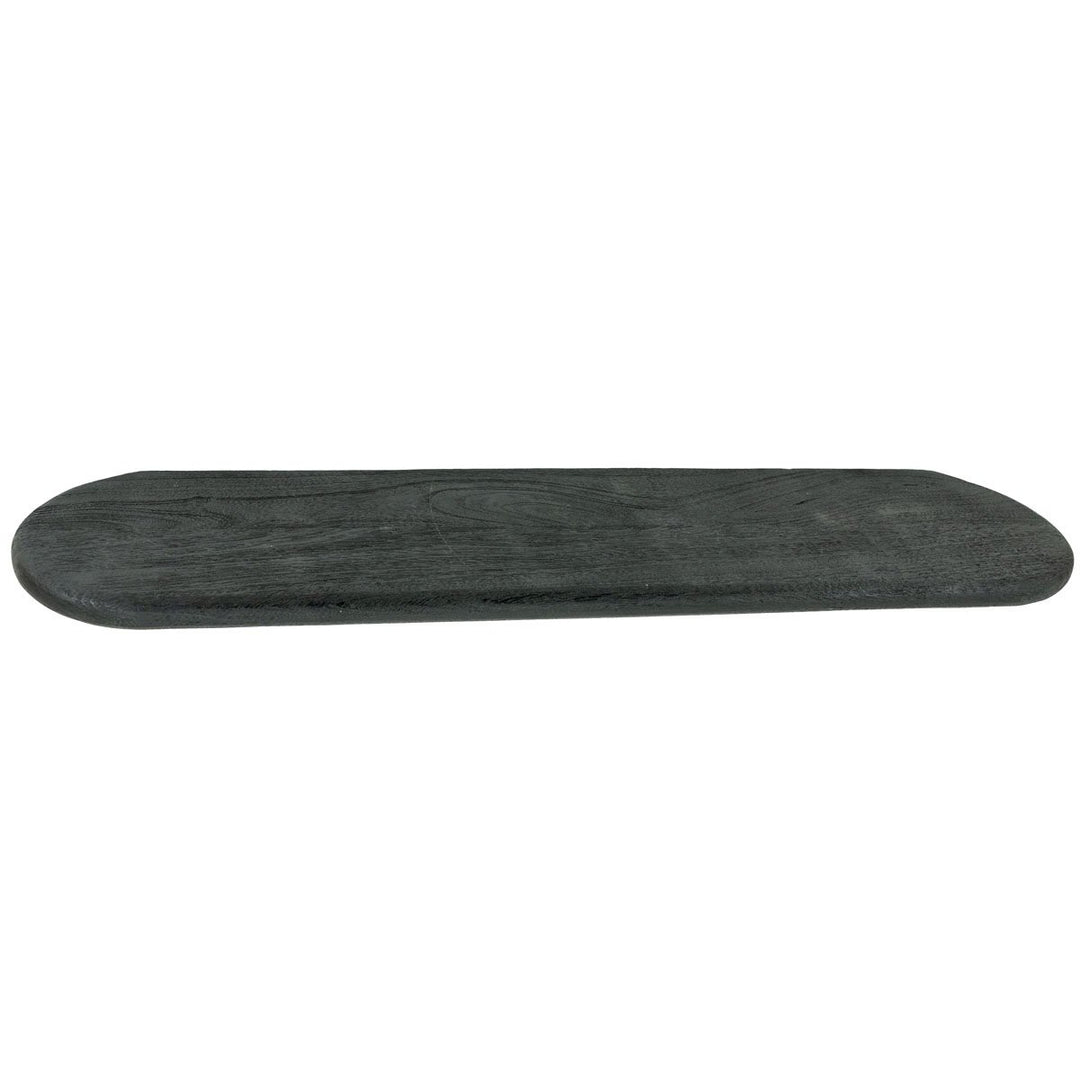 Set van 3 Wandplanken – Walnoot, Zwart &amp; Blank