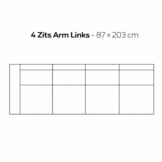 Strakke Modulaire Bank Zelf Samenstellen | SEVN Annebeth