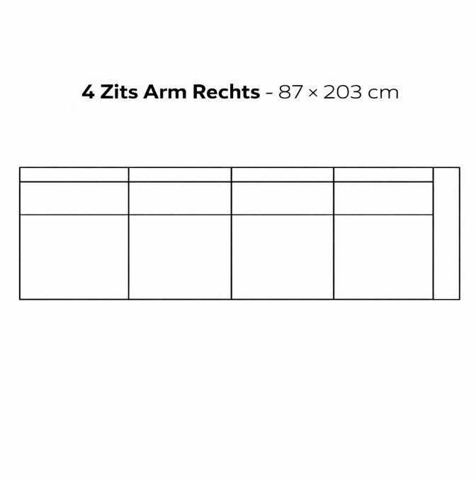 Strakke Modulaire Bank Zelf Samenstellen | SEVN Annebeth