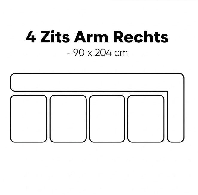 SEVN Denise – Modulaire Design Bank losse modules-zelf samenstellen