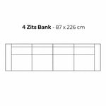 SEVN Annebeth – Modulaire Design Bank populairste opstellingen