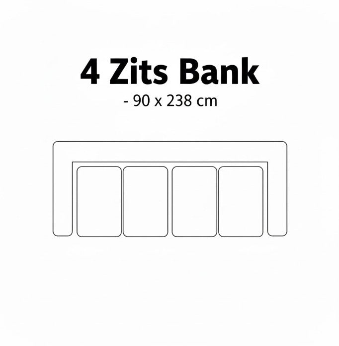 SEVN Denise – Modulaire Design Bank losse modules-zelf samenstellen