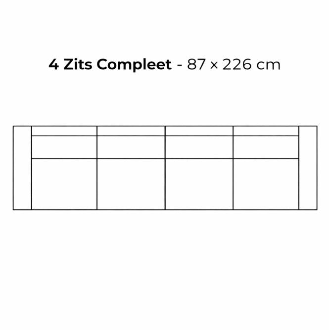 Strakke Modulaire Bank Zelf Samenstellen | SEVN Annebeth