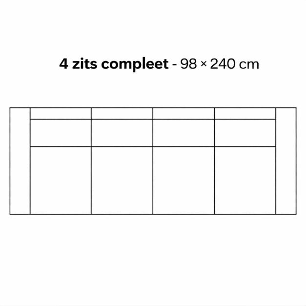 SEVN Amarillo – Modulaire Design Bank losse modules-zelf samenstellen