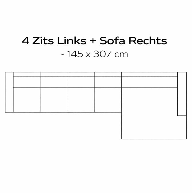 SEVN Butterfly – Modulaire Design Bank populairste opstellingen