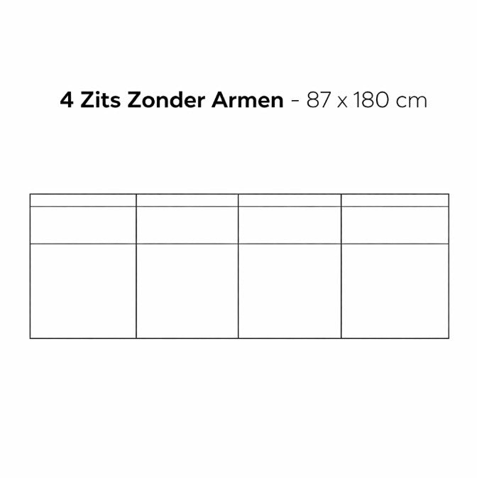 Strakke Modulaire Bank Zelf Samenstellen | SEVN Annebeth