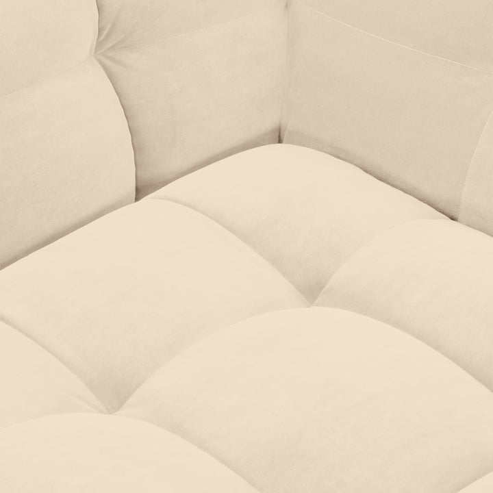 Bubbel Hoekbank Velvet – Luxe Organische Designbank Royal 110 linen