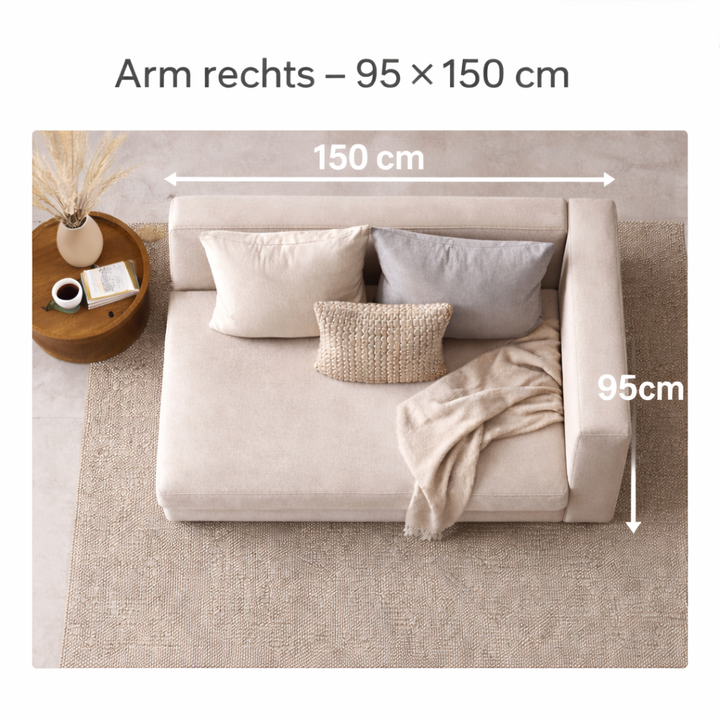 SEVN Veronique – Modulaire Design Bank losse modules-zelf samenstellen