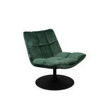 Dutchbone Bar fauteuil groen velvet