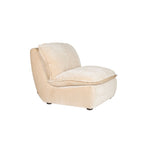 Loungefauteuil zonder armleuning beige 82 cm – Dutchbone Radley