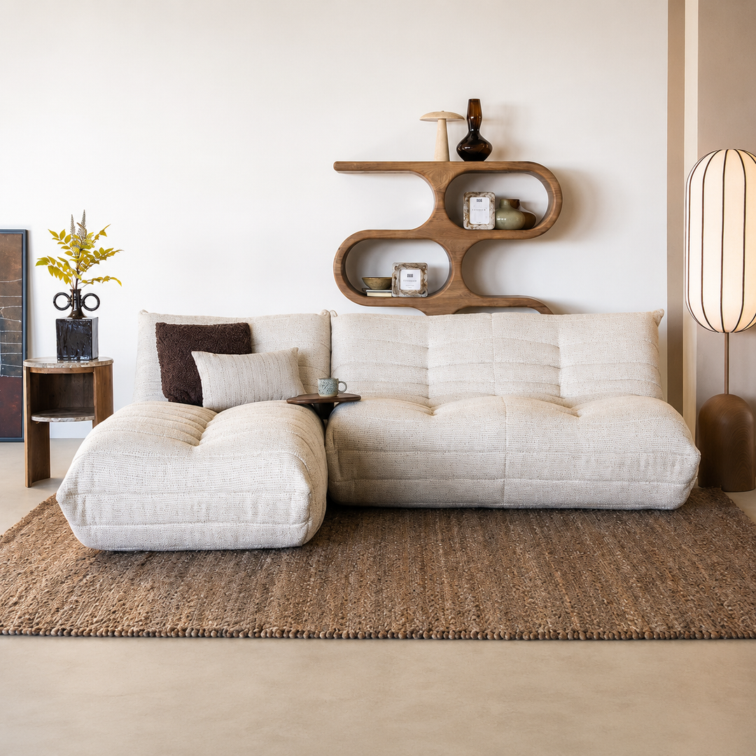 Togo Stijl Lounge Bank Rosa – Modulair Op Maat Samenstellen