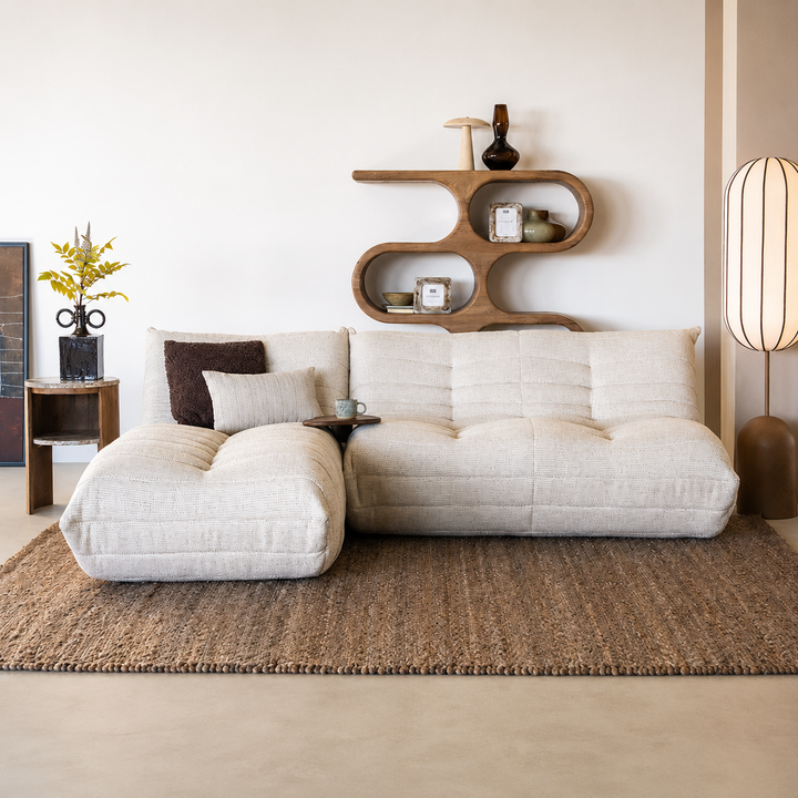 Togo Stijl Lounge Bank Rosa – Modulair Op Maat Samenstellen