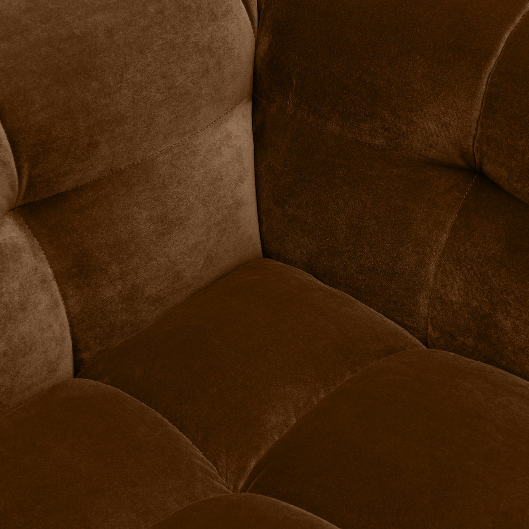 Velvet U-Bank – Luxe Modulaire Zithoek | Royal wood
