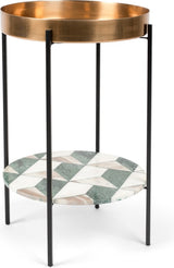 Another Marble Bijzettafel – Bold Monkey Marmer & Messing