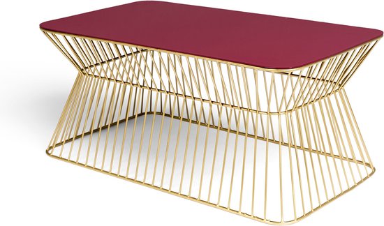 No Offence salontafel wijnrood goud Bold Monkey