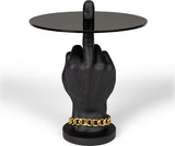 Fother Mucker Bijzettafel Zwart | Bold Monkey Hand Bijzettafel