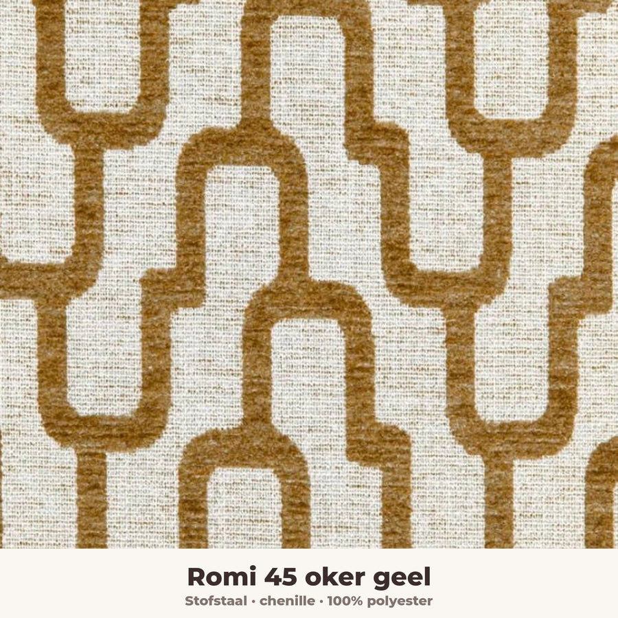 Stofstaal Romi 45 oker geel