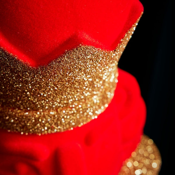 Velvet Notenkraker 50cm  - Kleurrijke kerst