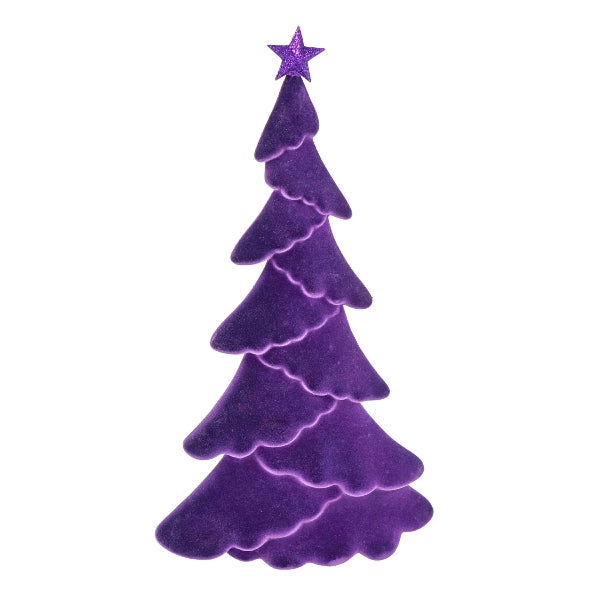 Velvet kerstboom 67x34cm