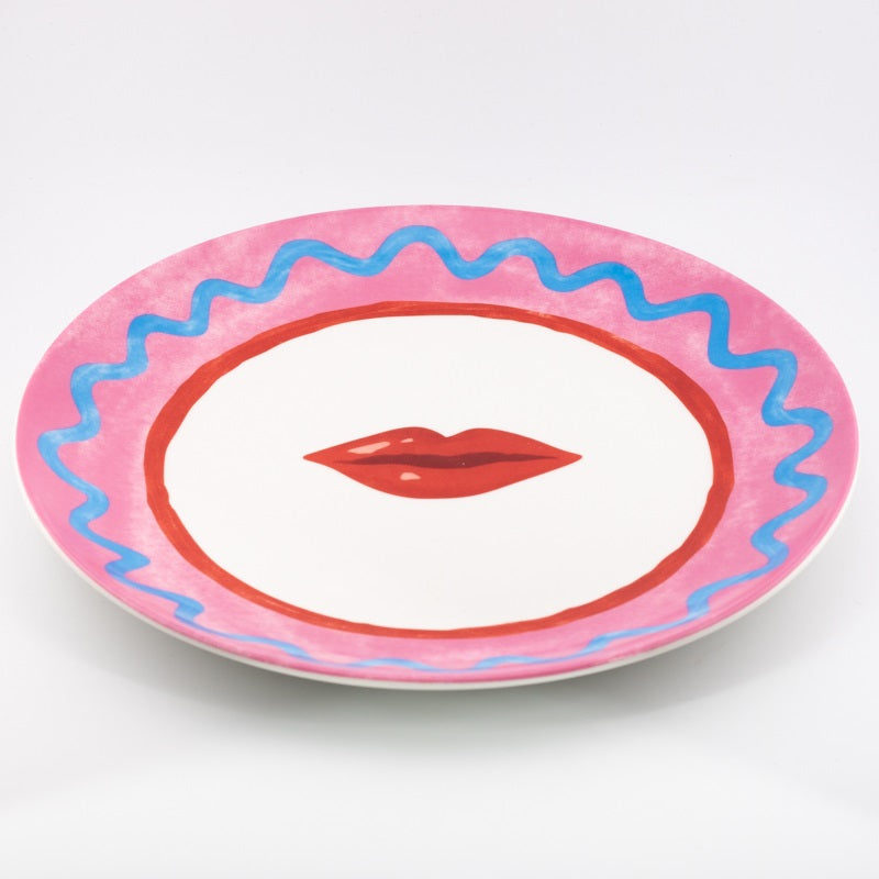 Complete servies set – dinerbord, ontbijtbord, & kom met een funky design