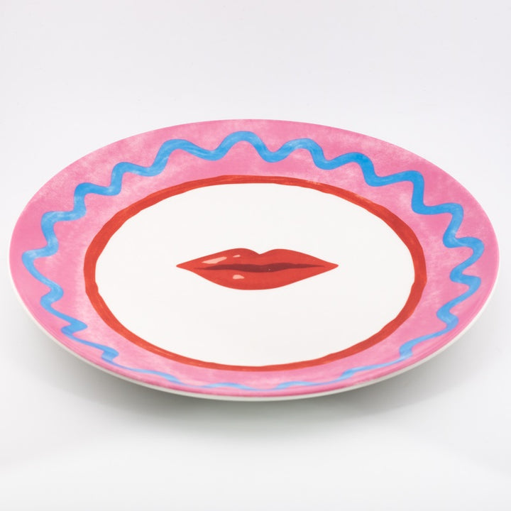 Complete servies set – dinerbord, ontbijtbord, & kom met een funky design