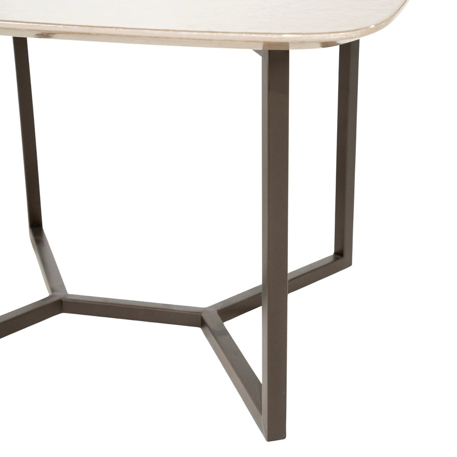 Salontafel Jace small – MDF & ijzer beige