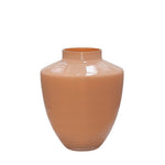 Tugela Peach vaas – Handgemaakte pastelvaas van glas Ø24,5–28 cm