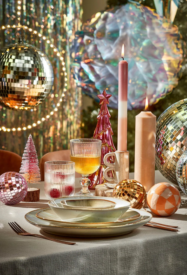 Mica Decorations Kerst Discobal - Ø30 cm - Zilver