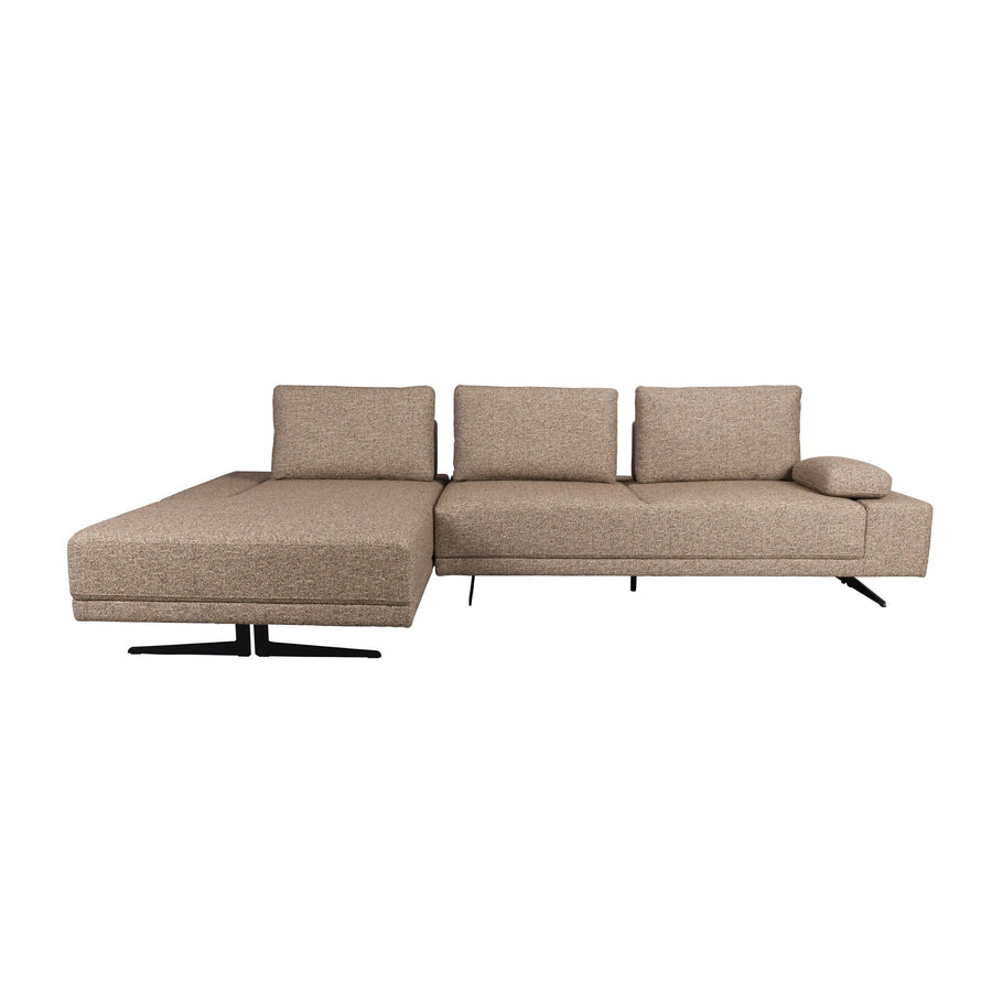Dutchbone Shelly bank cinnamon chaise longue links