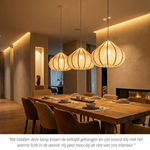 Hanglamp ZUBEDA linnen naturel