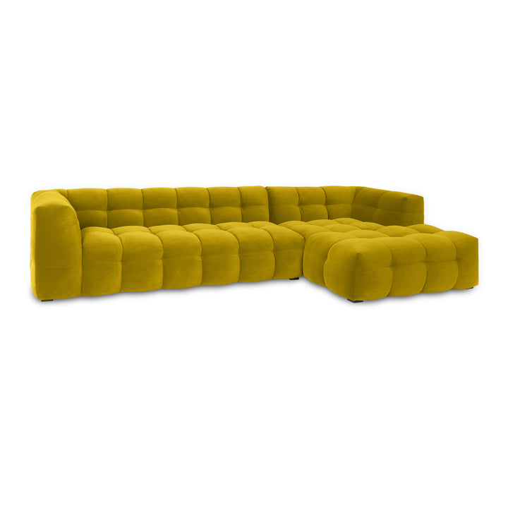 Bubbel Hoekbank Velvet – Luxe Organische Designbank Royal 133 sun