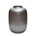 Artic Silver vaas – Mondgeblazen zilveren designvaas van glas