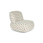 Ritz Lounge Chair Groen | Bold Monkey Loungestoel Grafisch Patroon