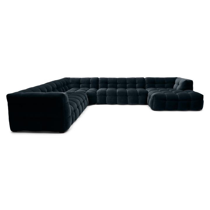 Velvet U-Bank – Luxe Modulaire Zithoek | Royal petrol