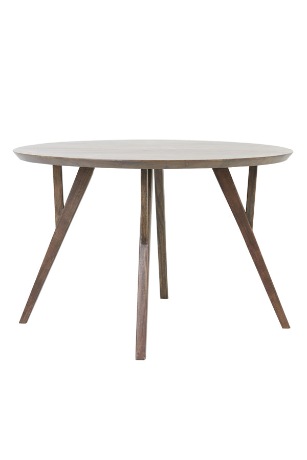 Light & Living Eettafel Quenza Mangohout Naturel Ø140cm