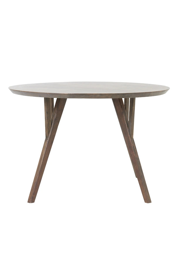 Light & Living Eettafel Quenza Mangohout Naturel Ø140cm