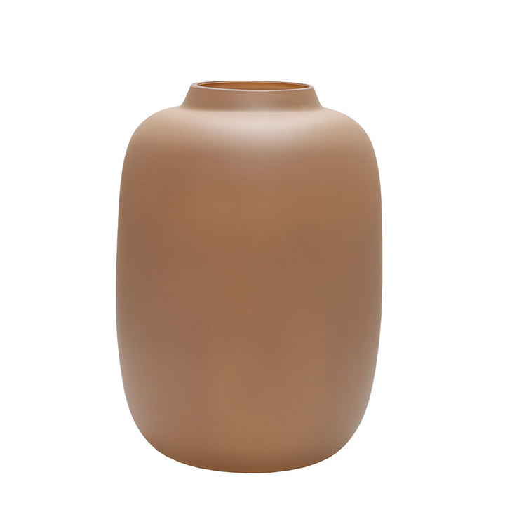 Artic Matte Sand – Elegante Handgeblazen Vaas