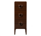 WOOOD Merge ladekast 6 lades hout bruin-rood